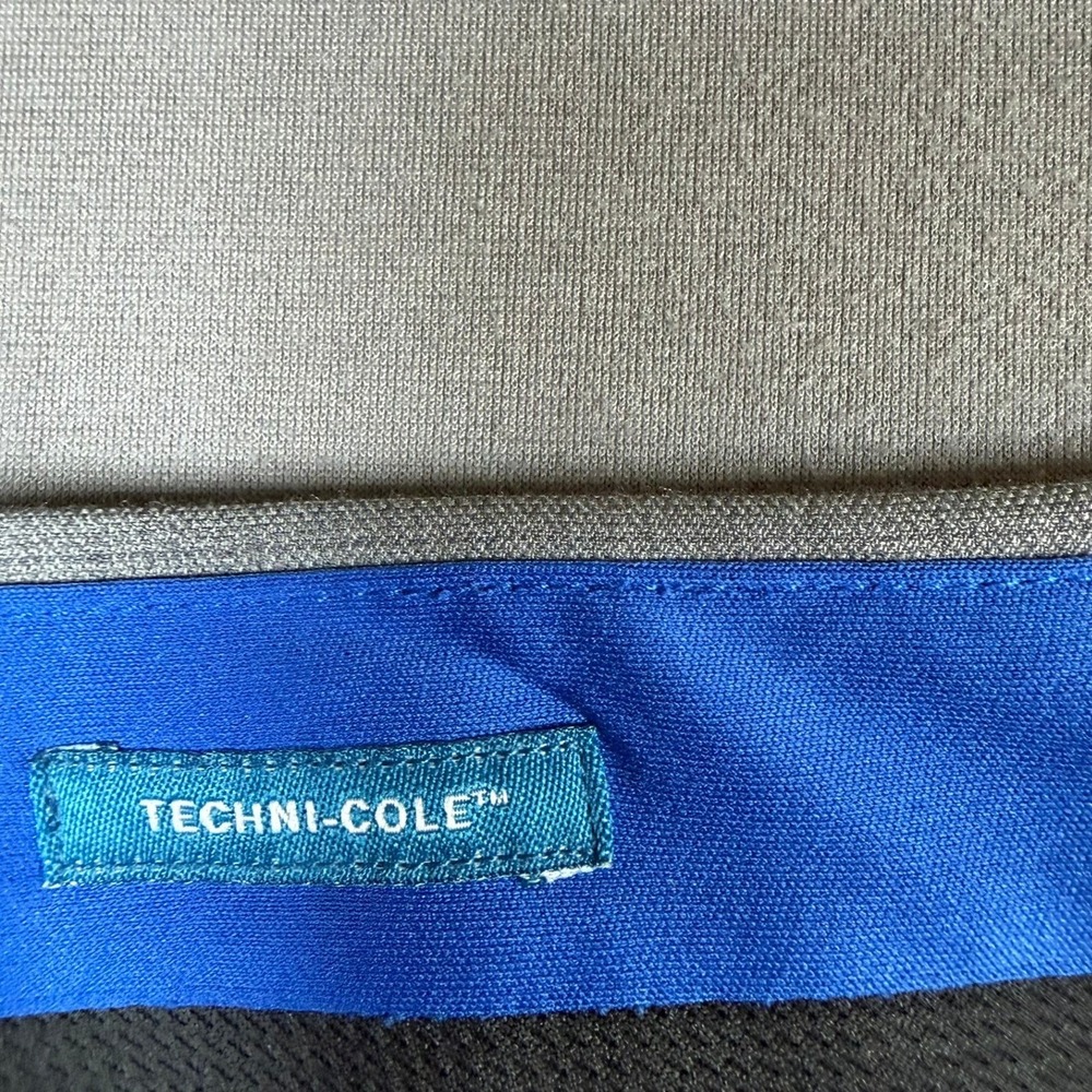Kenneth Cole Reaction Techni-Cole Mens 36x30 Grey Crosshatch Dress Pants Busines - Picture 4 of 8